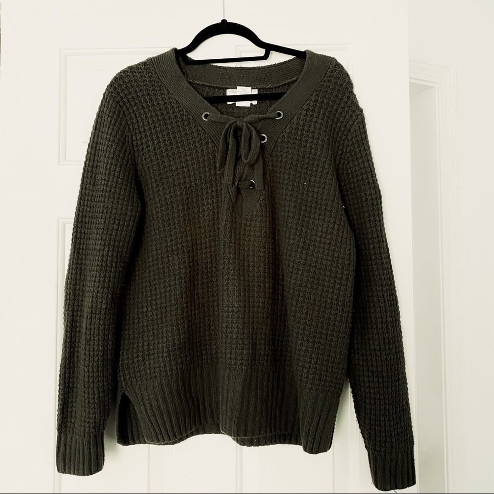 Olive Green Sweater